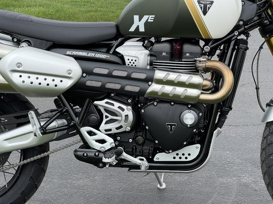 2026 Triumph Scrambler 1200 XE Matte khaki green