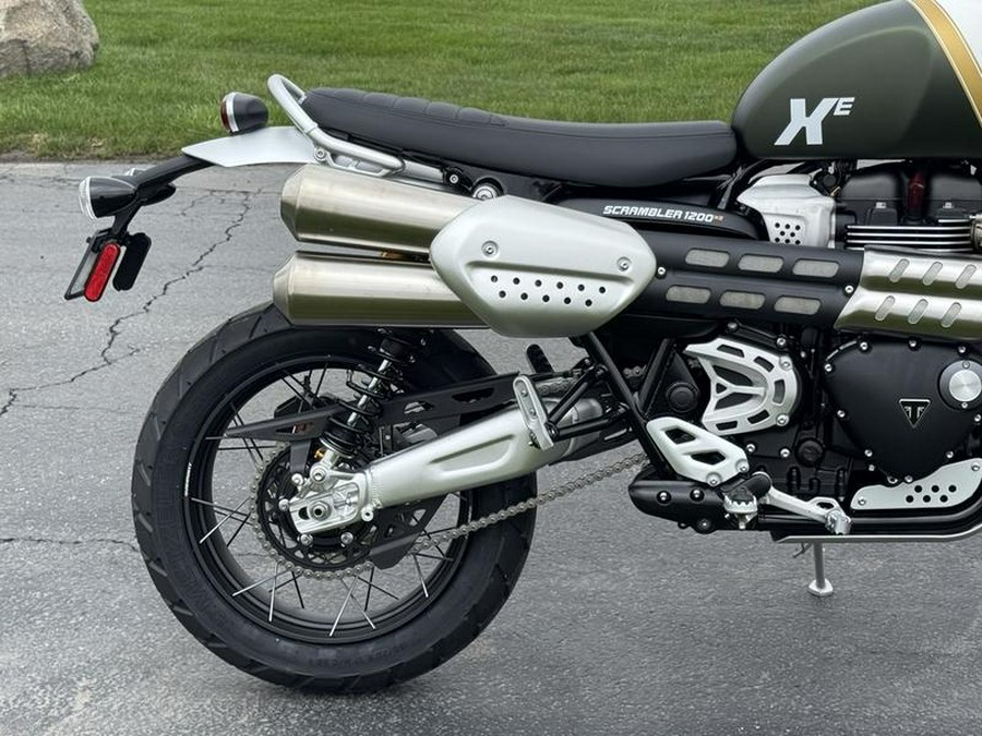 2026 Triumph Scrambler 1200 XE Matte khaki green