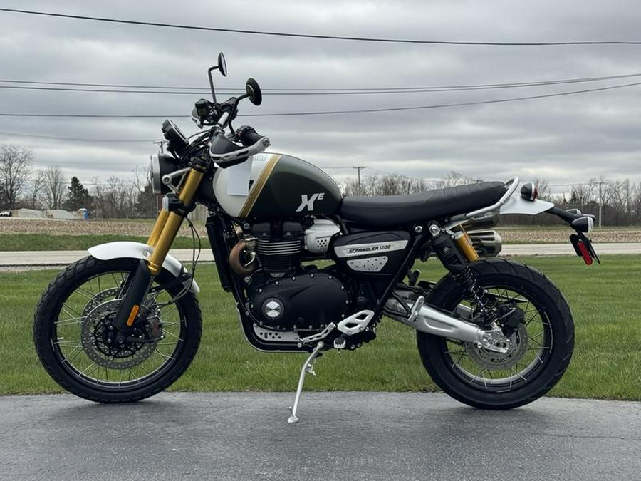 2026 Triumph Scrambler 1200 XE Matte khaki green