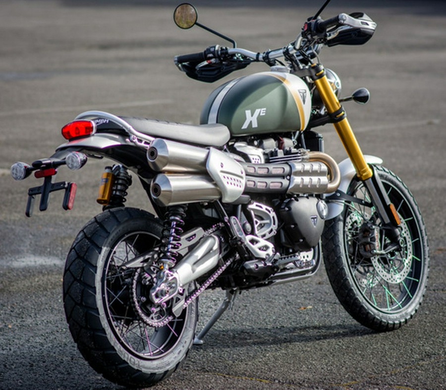 2026 Triumph Scrambler 1200 XE Matte khaki green