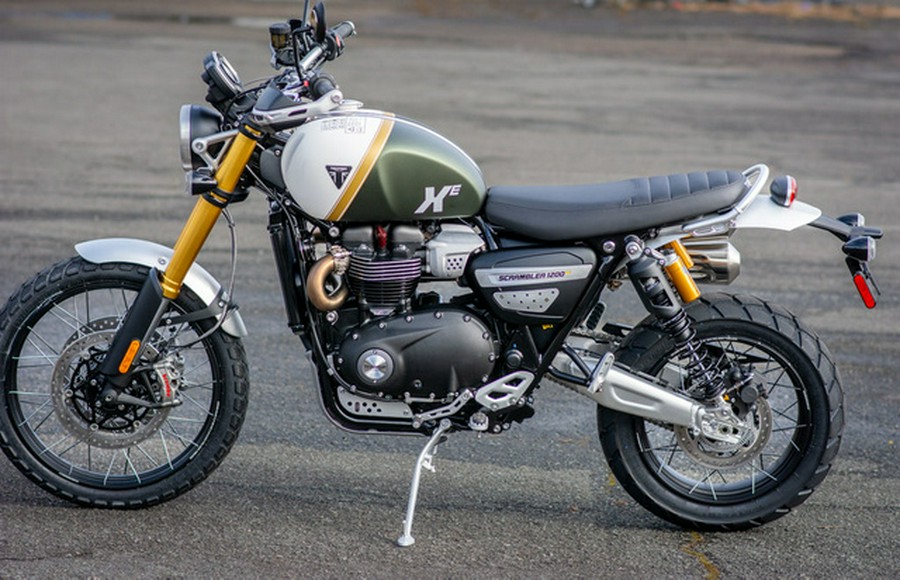2026 Triumph Scrambler 1200 XE Matte khaki green