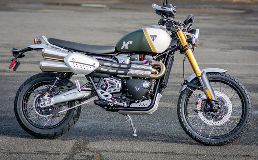 2026 Triumph Scrambler 1200 XE Matte khaki green