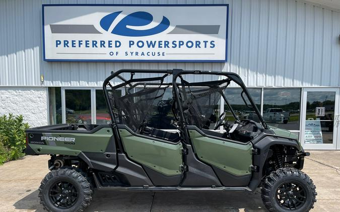 2023 Honda Pioneer 1000-6 Deluxe Crew Green