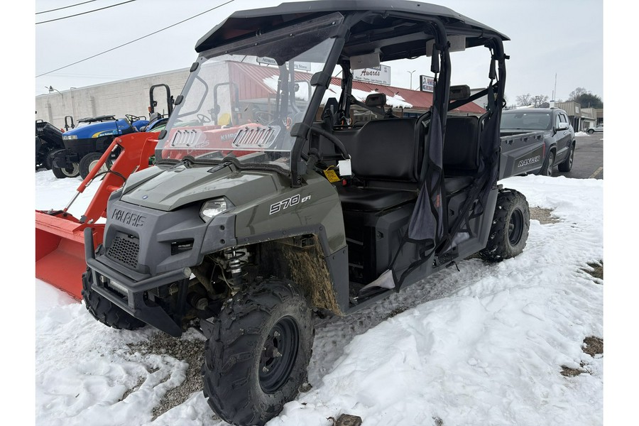 2022 Polaris RANGER CREW 570 Full-Size Sagebrush Green