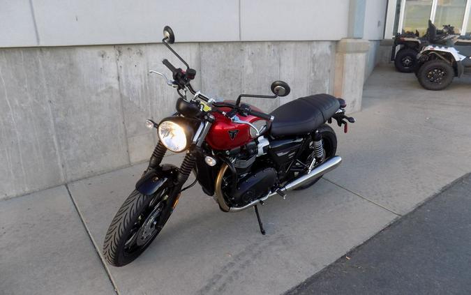 2023 Triumph Speed Twin 900 Chrome Edition Red Hopper