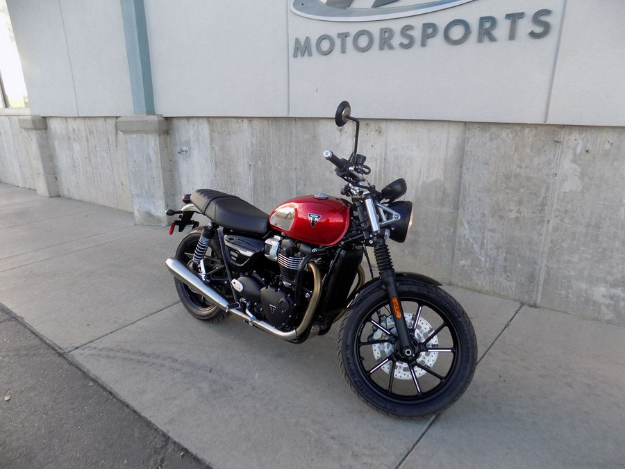 2023 Triumph Speed Twin 900 Chrome Edition Red Hopper