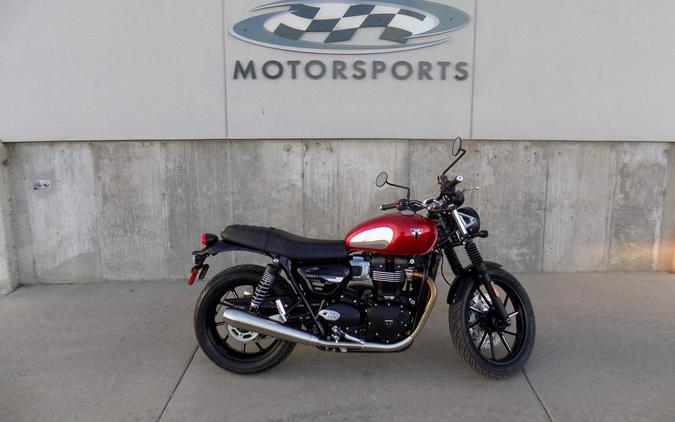 2023 Triumph Speed Twin 900 Chrome Edition Red Hopper