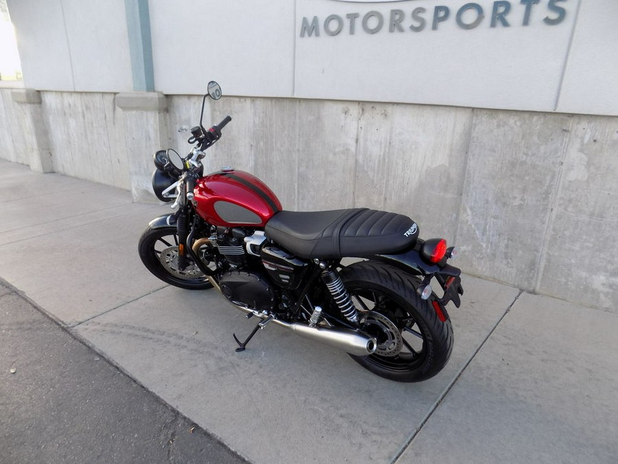 2023 Triumph Speed Twin 900 Chrome Edition Red Hopper