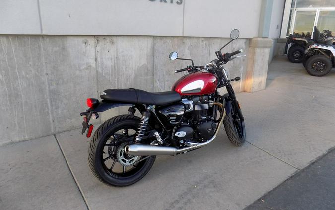 2023 Triumph Speed Twin 900 Chrome Edition Red Hopper