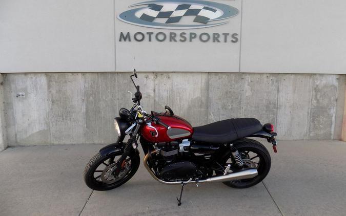 2023 Triumph Speed Twin 900 Chrome Edition Red Hopper