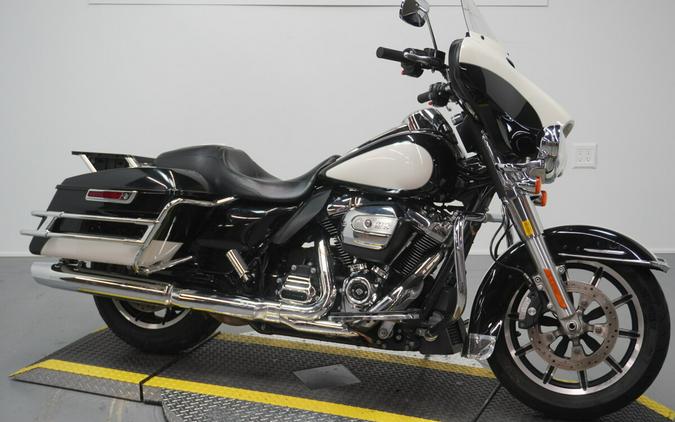 2020 Police Electra Glide WHITE / BLACK