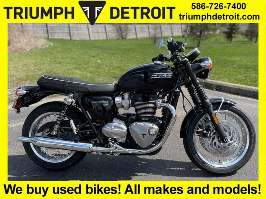 2024 Triumph Bonneville T120 Black Jet Black