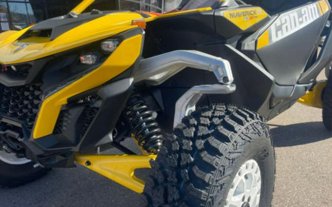 2024 Can-Am® Maverick R X RS with Smart-Shox Carbon Black & Neo Yellow