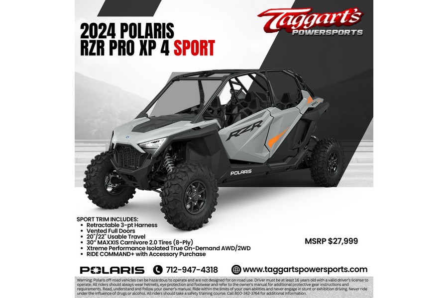 2024 Polaris Industries RZR Pro XP® 4 Sport