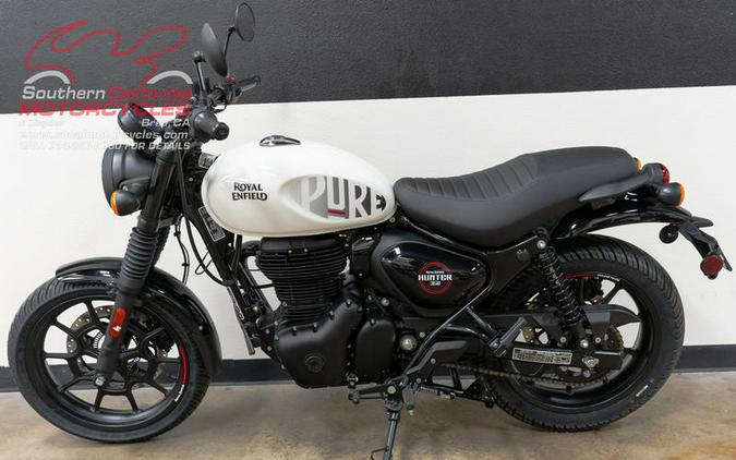 2023 Royal Enfield Hunter 350 Dapper White