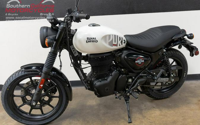 2023 Royal Enfield Hunter 350 Dapper White