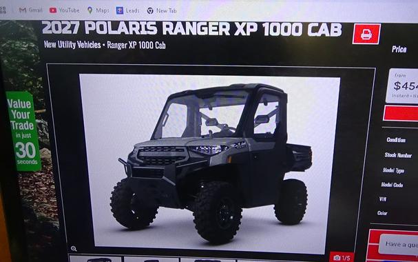2027 Polaris Ranger XP 1000 Cab