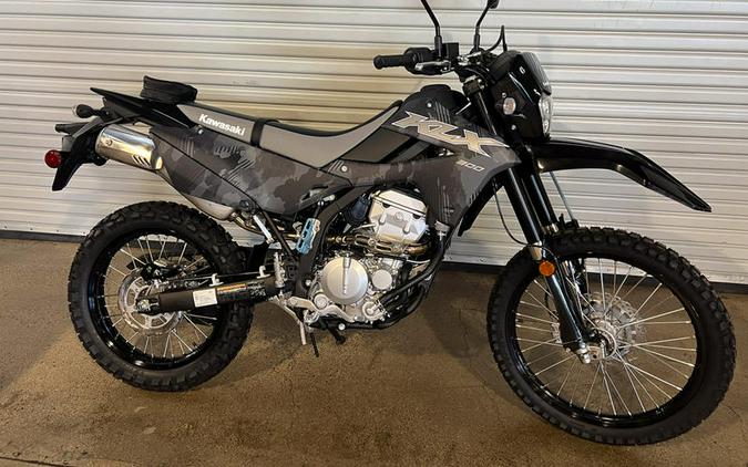 2024 Kawasaki KLX®300 Cypher Camo Gray