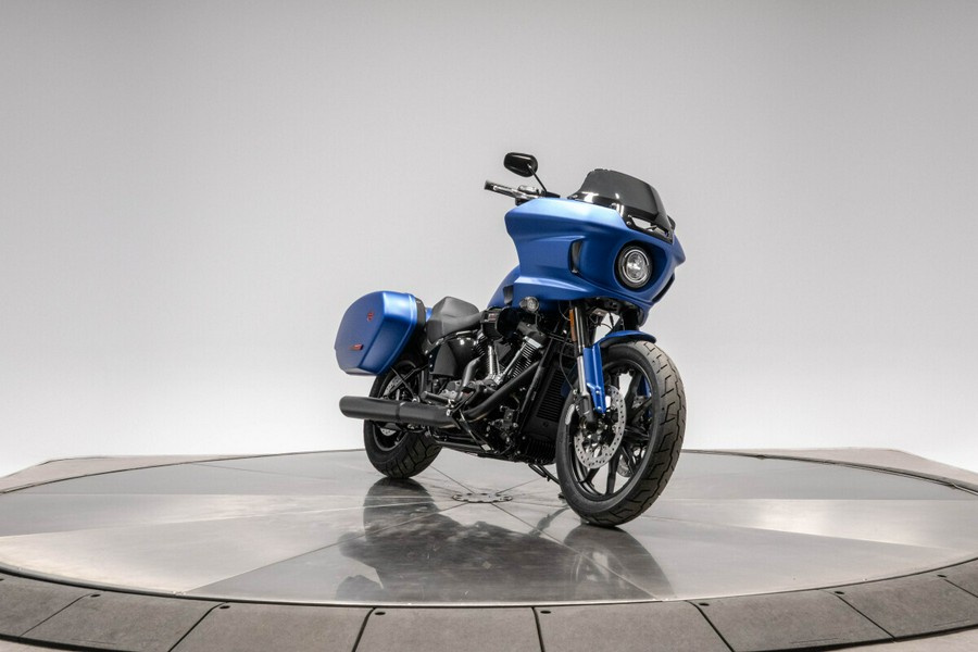 2026 Harley-Davidson FXLRST Low Rider ST in Aurora Blue Denim with 10 miles