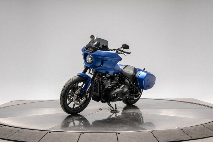 2026 Harley-Davidson FXLRST Low Rider ST in Aurora Blue Denim with 10 miles