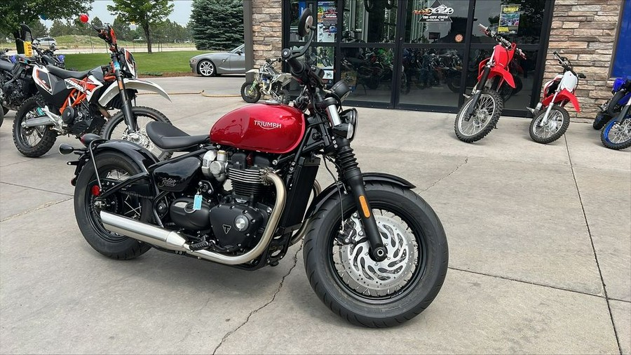 2023 Triumph Bonneville Bobber Red Hopper