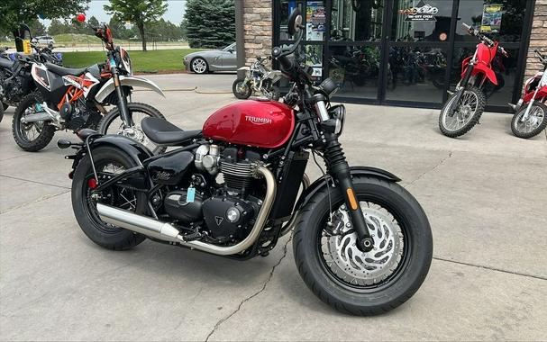 2023 Triumph Bonneville Bobber Red Hopper