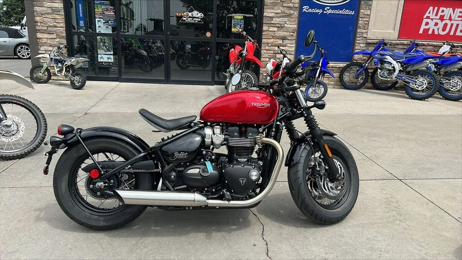 2023 Triumph Bonneville Bobber Red Hopper