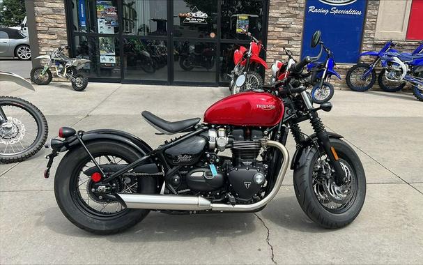 2023 Triumph Bonneville Bobber Red Hopper