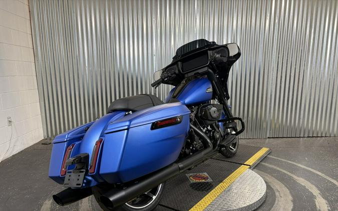 2026 Harley-Davidson Street Glide Aurora Blue Denim Black Trim