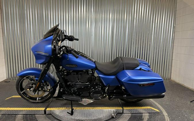 2026 Harley-Davidson Street Glide Aurora Blue Denim Black Trim