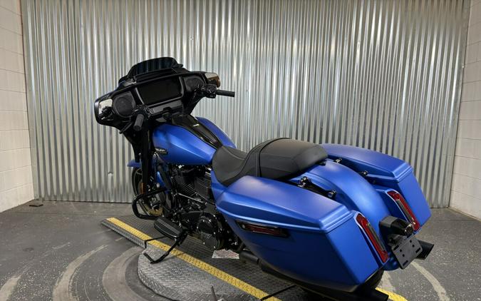 2026 Harley-Davidson Street Glide Aurora Blue Denim Black Trim