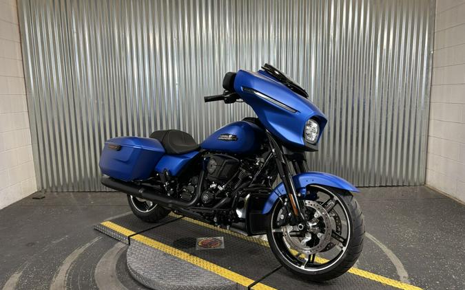 2026 Harley-Davidson Street Glide Aurora Blue Denim Black Trim