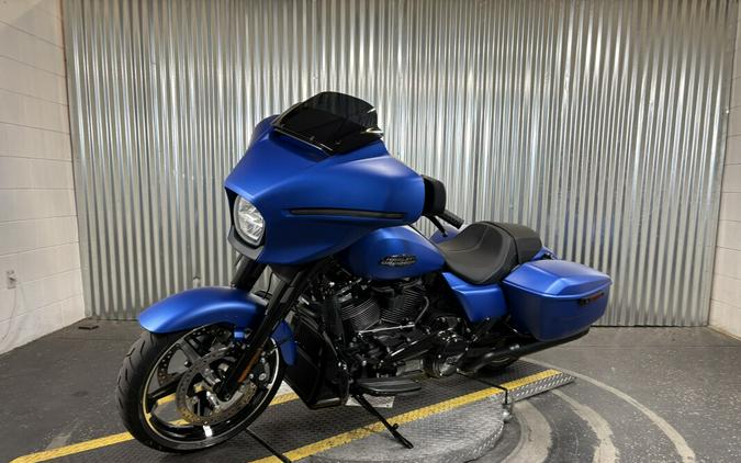 2026 Harley-Davidson Street Glide Aurora Blue Denim Black Trim