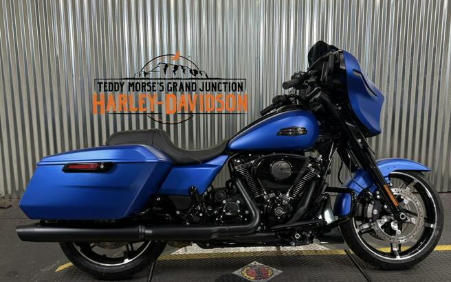 2026 Harley-Davidson Street Glide Aurora Blue Denim Black Trim