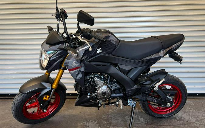 2024 Kawasaki Z125 PRO Cypher Camo Gray Matte/Metallic Matte Carbon Gray