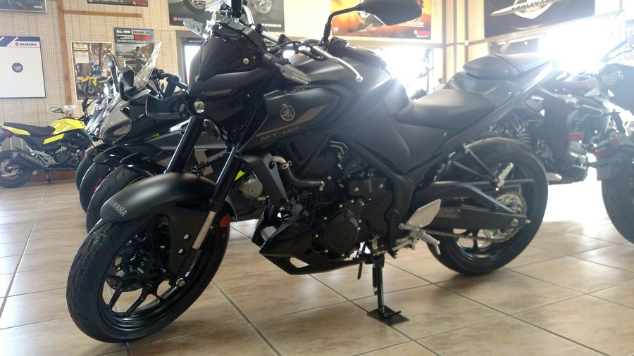 2023 Yamaha MT-03 MATTE STEALTH BLACK