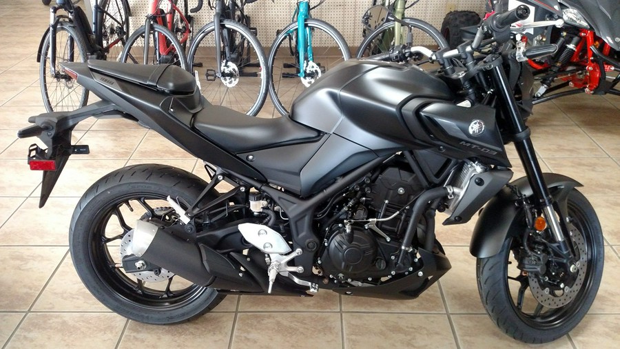 2023 Yamaha MT-03 MATTE STEALTH BLACK