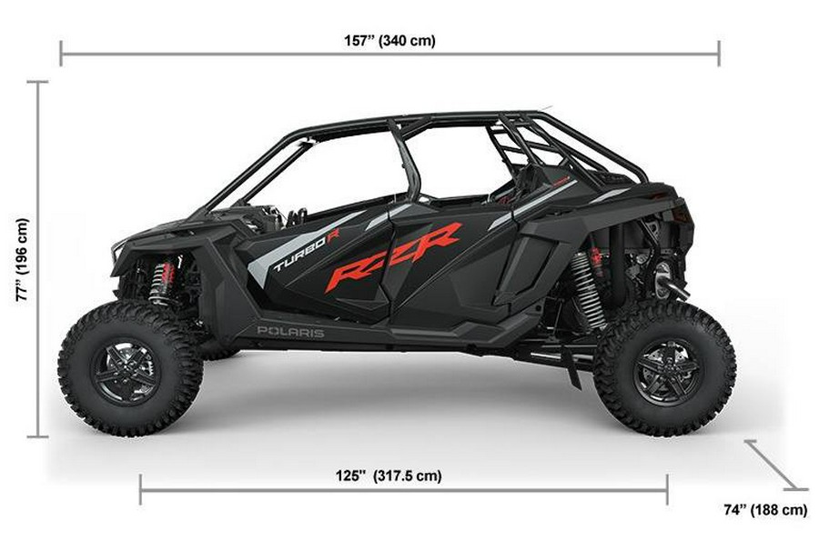 2023 Polaris Industries RZR Turbo R 4 Ultimate Matte Onyx Black