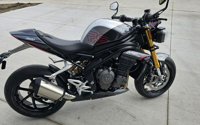 2025 Triumph NEW SPEED TRIPLE 1200 RS GRANITE / DIABLO RED