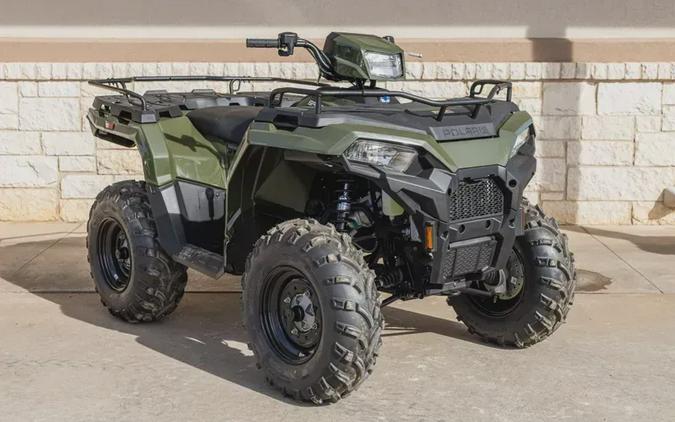 New 2024 POLARIS SPORTSMAN 450 HO EPS SAGE GREEN