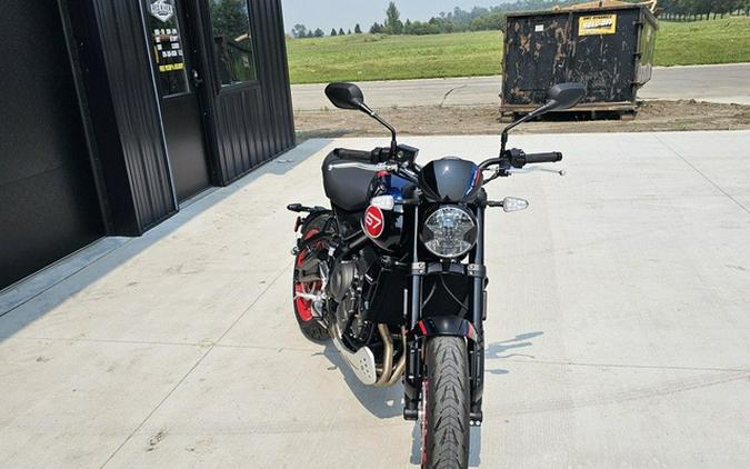 2026 Triumph TRIDENT 660 TRIBUTE EDITION SAPPHIRE BLACK/COBALT