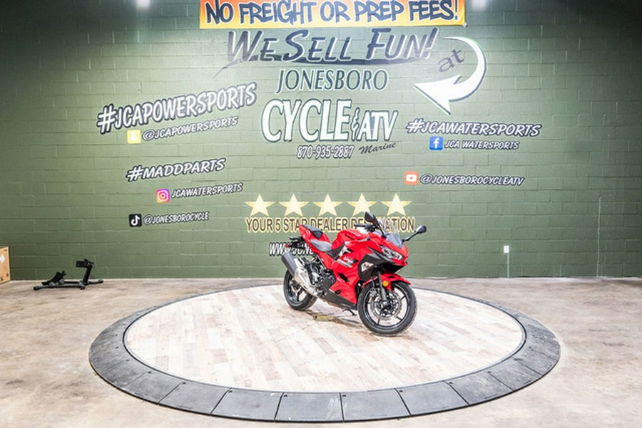 2021 Kawasaki Ninja 400 ABS Passion Red