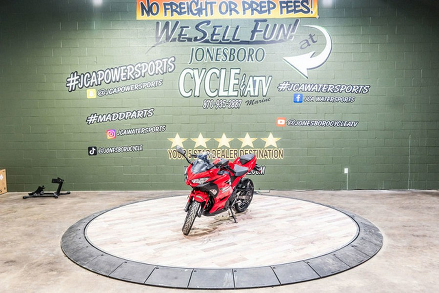 2021 Kawasaki Ninja 400 ABS Passion Red