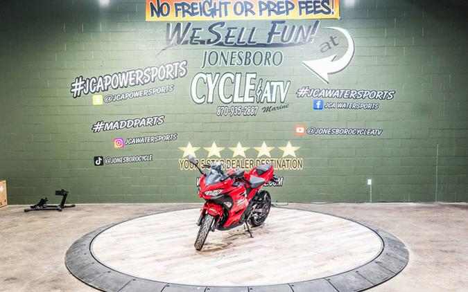 2021 Kawasaki Ninja 400 ABS Passion Red