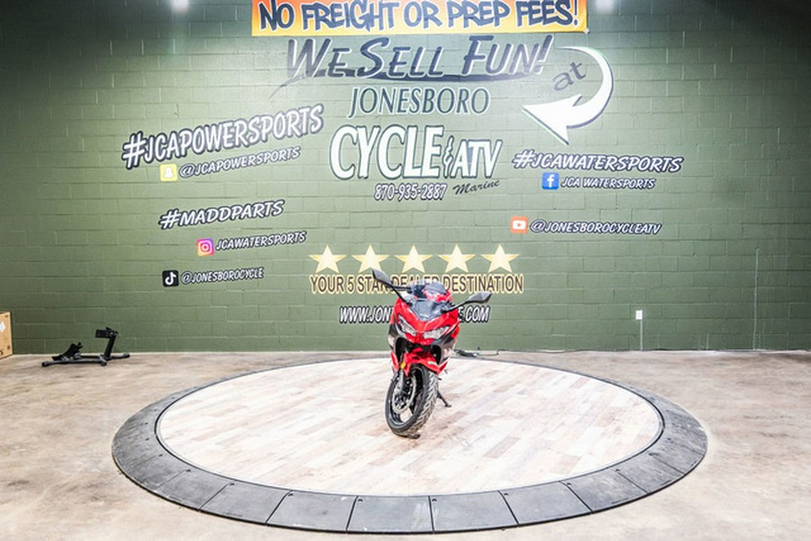 2021 Kawasaki Ninja 400 ABS Passion Red