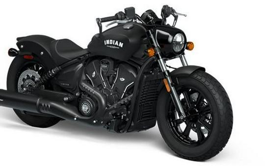 New 2025 Indian Motorcycle Scout Bobber Limited Black Metallic