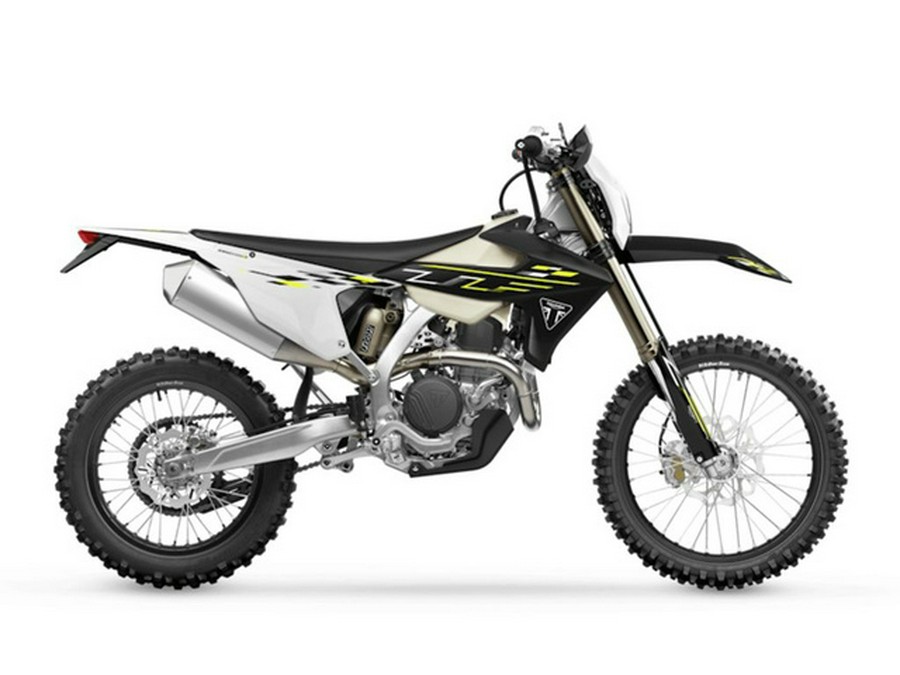 2026 Triumph TF 450-E Jet BlackPure White