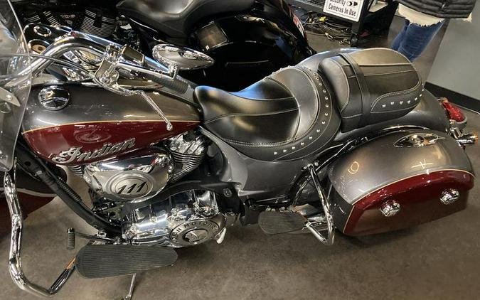 2019 Indian Motorcycle® Springfield® Steel Gray / Burgundy Metallic