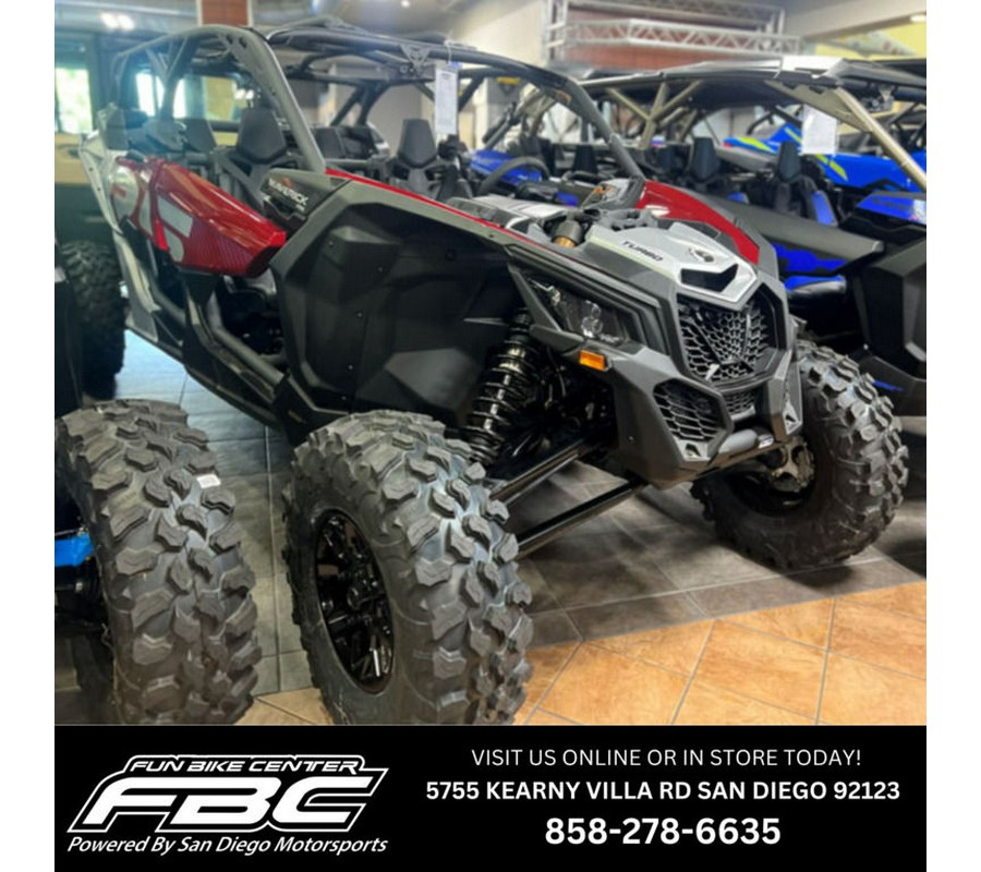 2024 Can-Am® Maverick X3 MAX RS Turbo Fiery Red & Hyper Silver