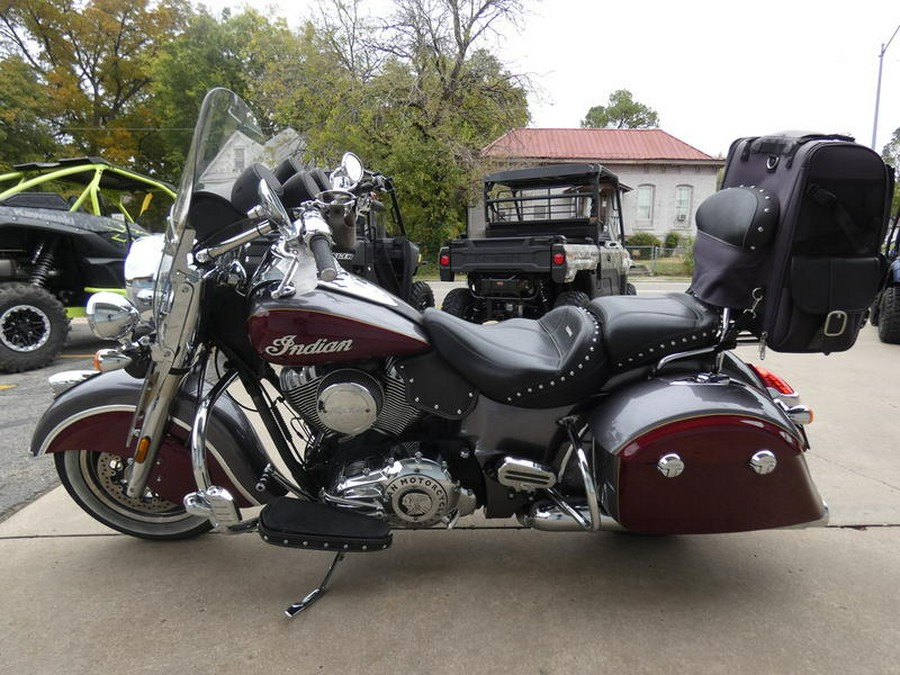 2017 Indian Motorcycle® Springfield™ Steel Gray Over Burgundy Metallic